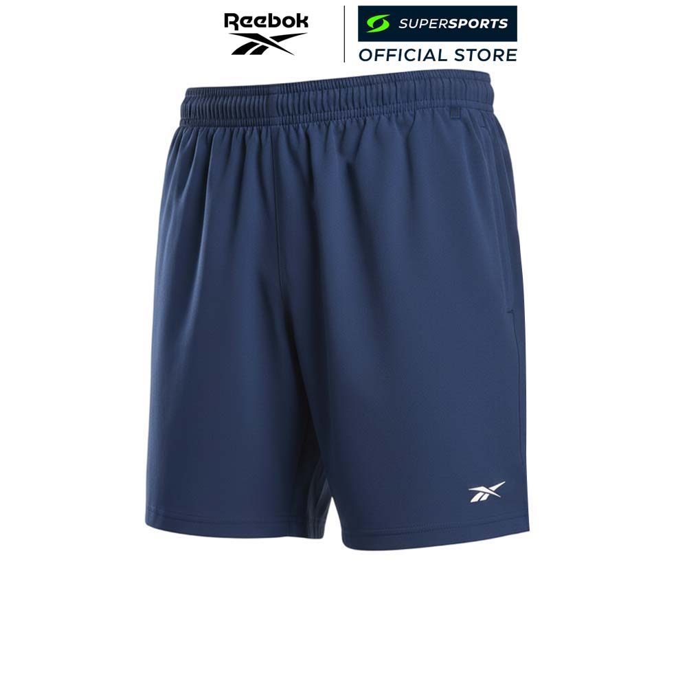 REEBOK Blue กางเกงออกกำลังกายขาสั้นผู้ชาย