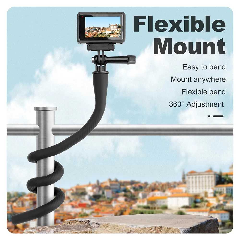 TELESIN FLEXIBLE Camera MOUNT สําหรับกล้อง GOPRO DJI ACTION - TE-FM-002