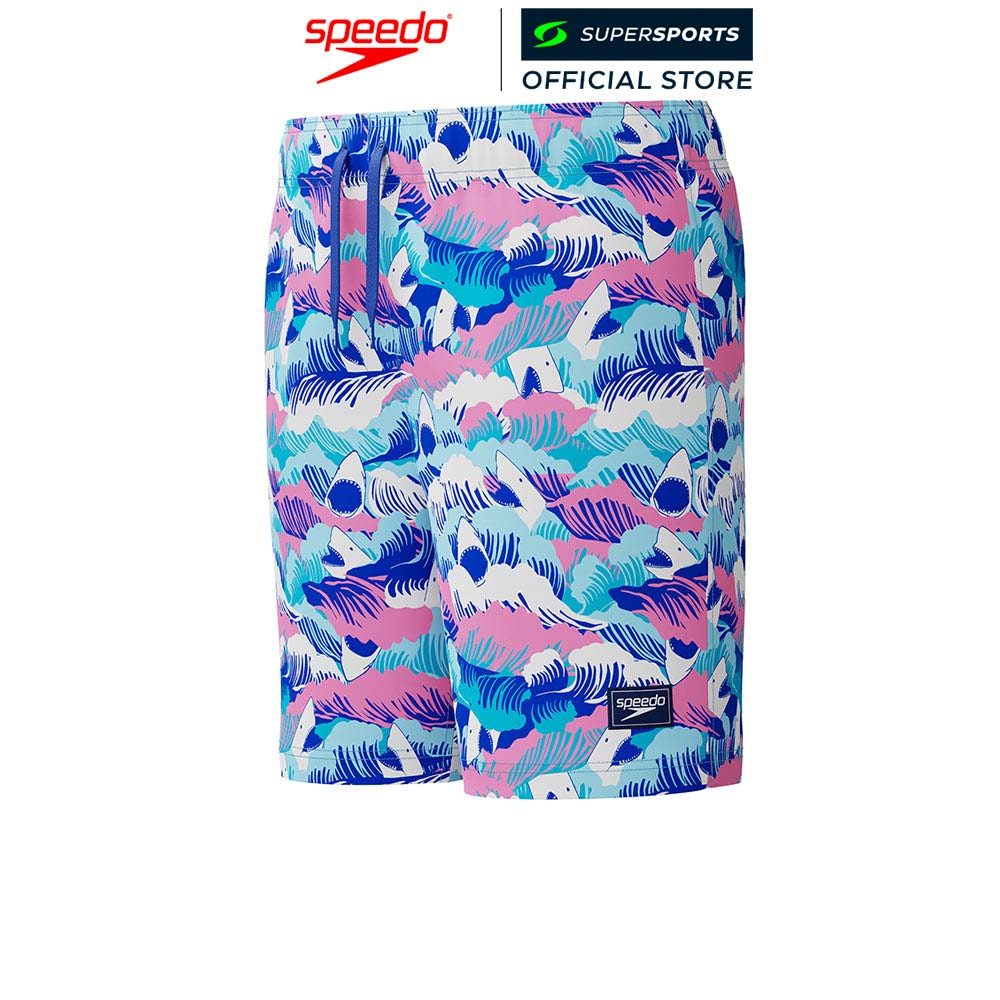 SPEEDO Printed 15" กางเกงว่ายน้ำขาสั้นเด็กผู้ชาย