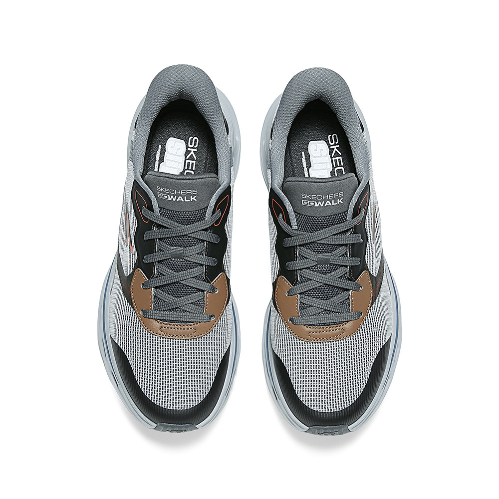 Skechers สเก็ตเชอร์ส รองเท้าผู้ชาย Men Slip-Ins GOwalk Glide-Step 2.0 Zac Walking Shoes - 216660-GRY (latest) — صورة 5