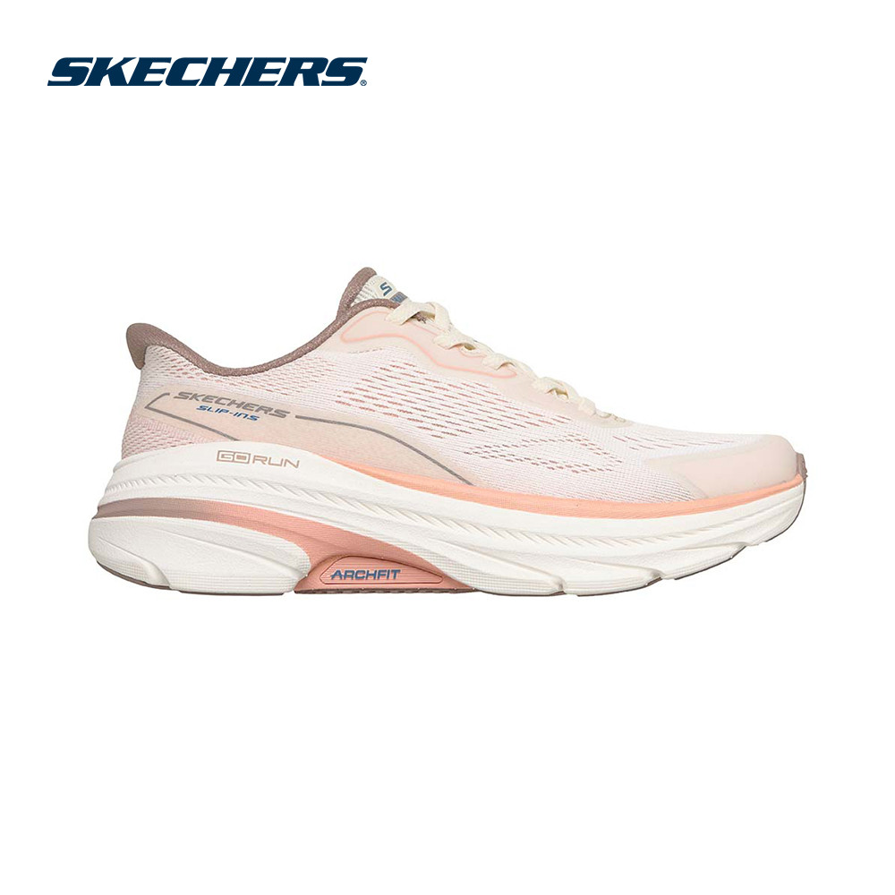Skechers สเก็ตเชอร์ส รองเท้าวิ่งผู้หญิง Women Wide Fit GOrun Max Cushioning 2.0 Running Shoes - 128965W-PCH (latest)