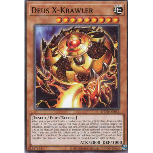 [ การ์ด Yugioh ของแท้ ] DBPR-AE052 Deus X-Krawler - ทั่วไป