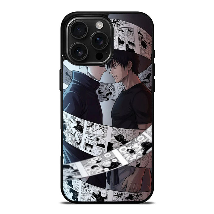 เคส เคส Softcase Hybrid iPhone 17 16 15 14 13 12 11 Pro Max Plus Mini Air SE Gojo vs Tojiro Faceoff