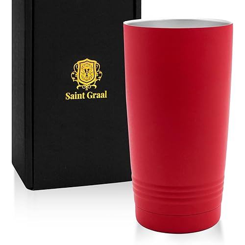 SaintGraal 60th birthday gift tumbler, 60 years old gift, red one men, women, gift-giving goods, vac