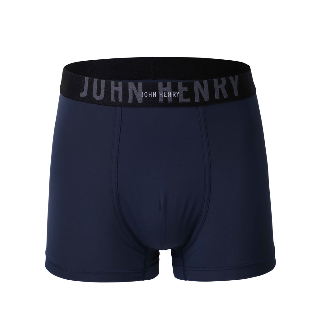 JOHN HENRY UNDERWEAR Fashion ทรงบ๊อกเซอร์ บรี๊ฟ รุ่น JU JU3FN1002 สีกรมท่า