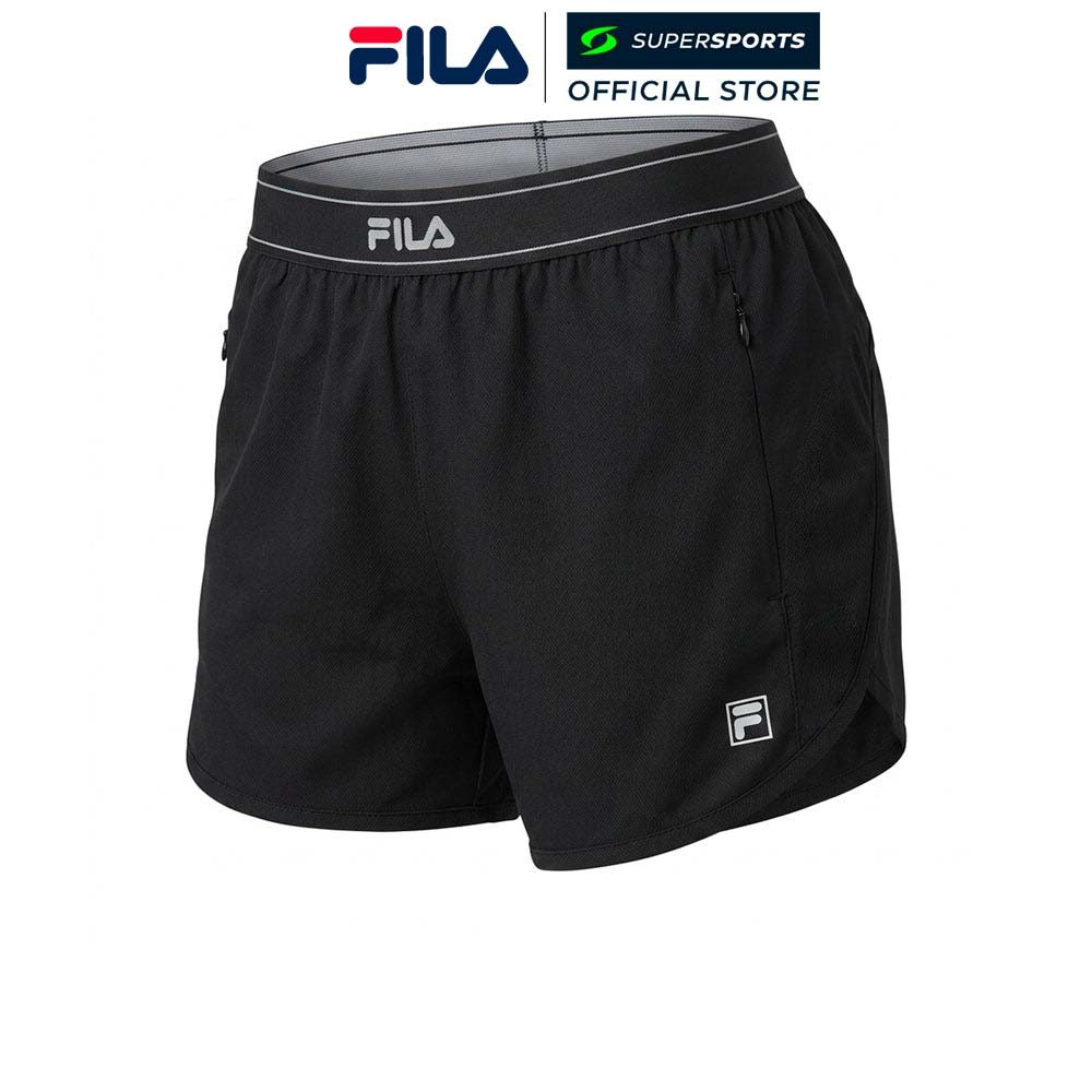 FILA Black กางเกงวิ่งขาสั้นผู้หญิง