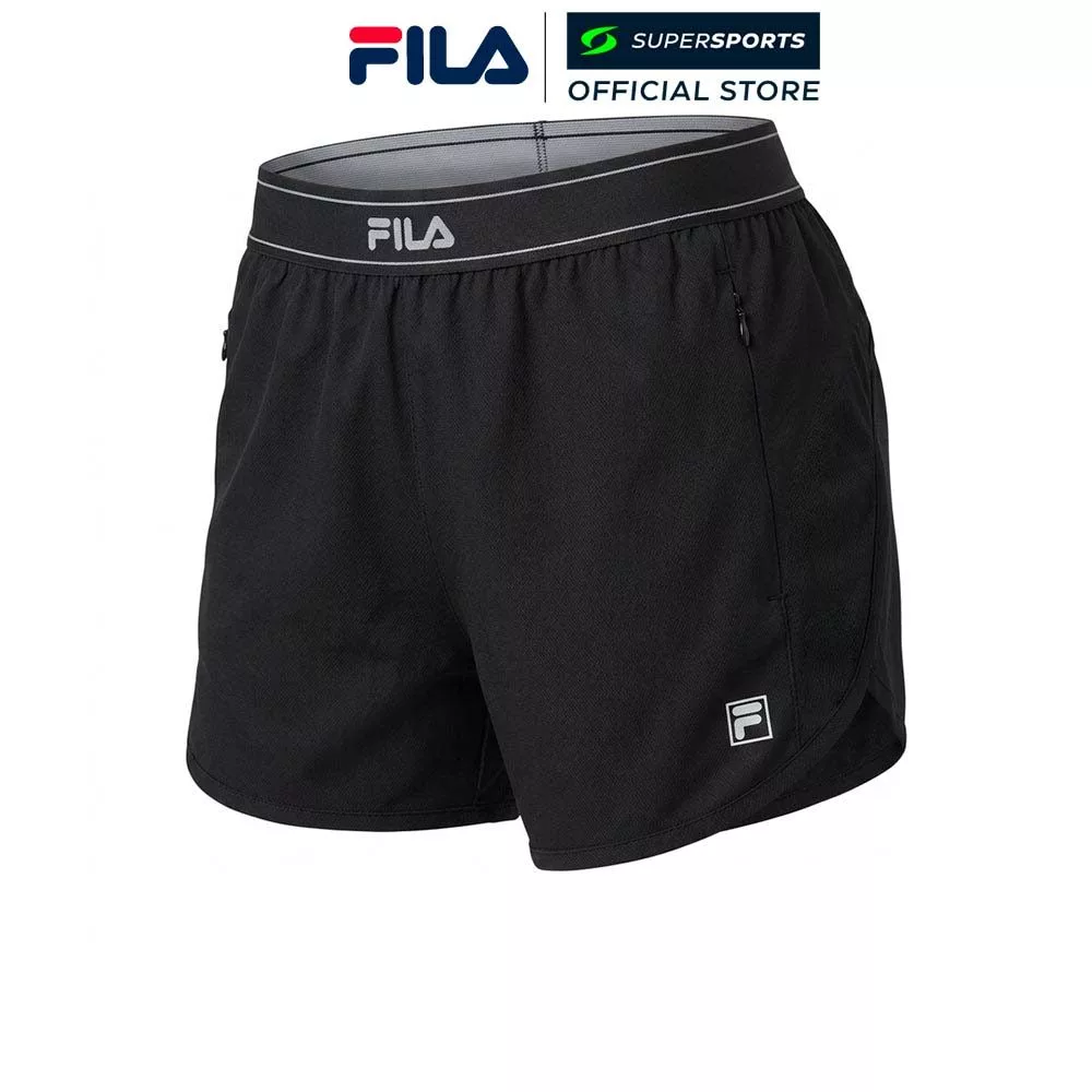FILA Black กางเกงวิ่งขาสั้นผู้หญิง