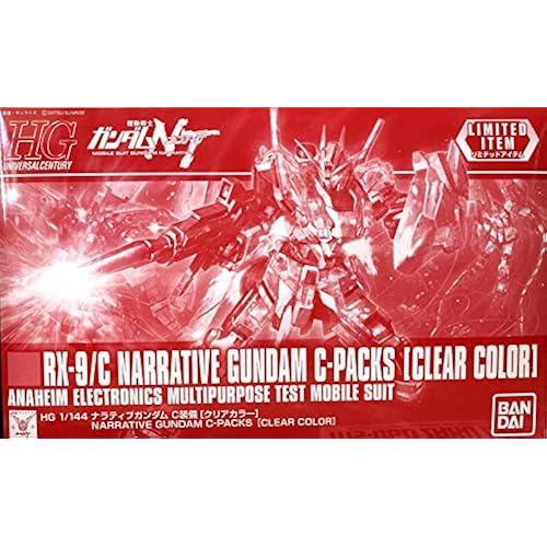 BANDAI Event Limited HG 1/144 Narrative Gundam C Equipment Clear Color Mobile Suit NT