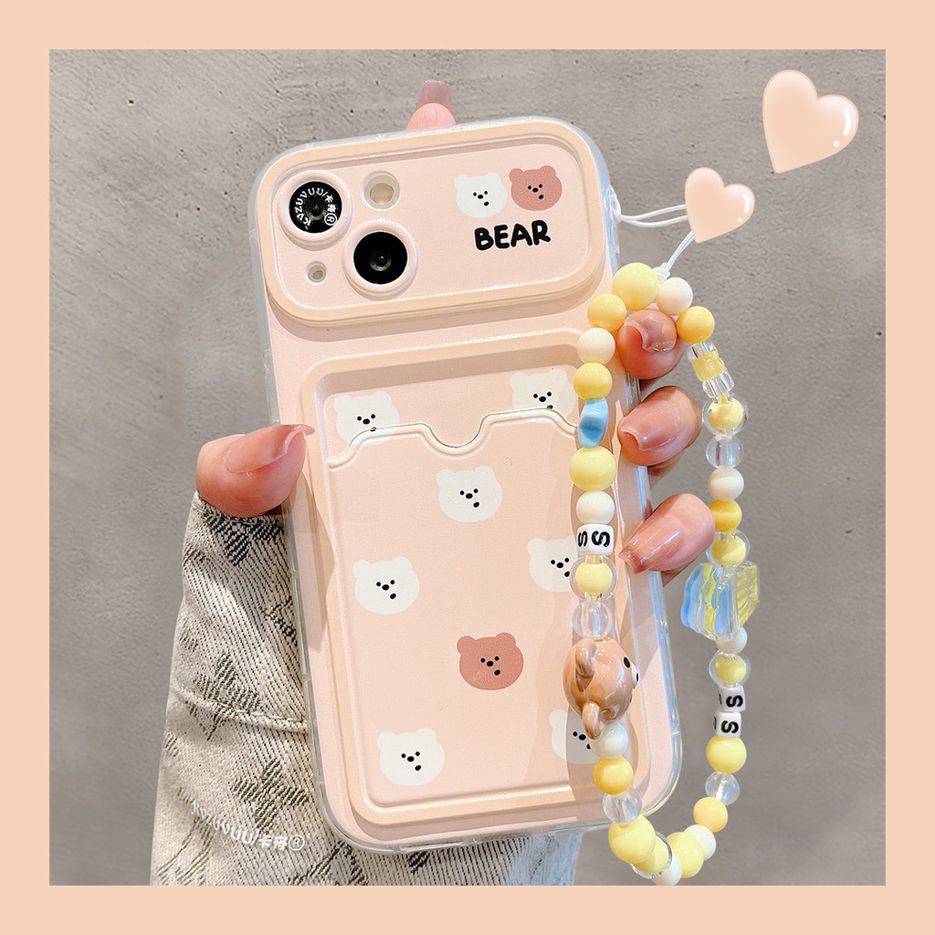 น่ารักนุ่มผู้ถือบัตรกรณี Hp Samsung A36 A06 A17 5G A26 A07 A56 A55 5G A16 A15 A35 S25 Fe A37 A57 5G 