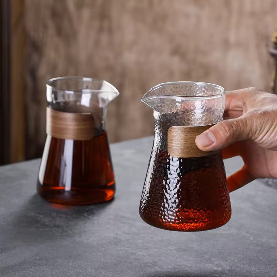 One Two Cups Coffee Server Chemex Drip Pour Over Glass Carafe 500ml - FM-5ML