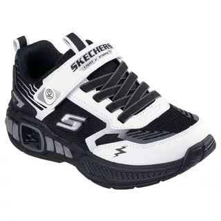 Skechers สเก็ตเชอร์ส รองเท้าเด็กผู้ชาย Boys S-Lights Light Storm 3 Shoes - 400151L-WBK (latest)