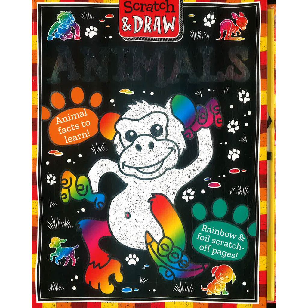 (BX) SCRATCH & DRAW: ANIMALS - SCRATCH ART ACTIVITY BOOK