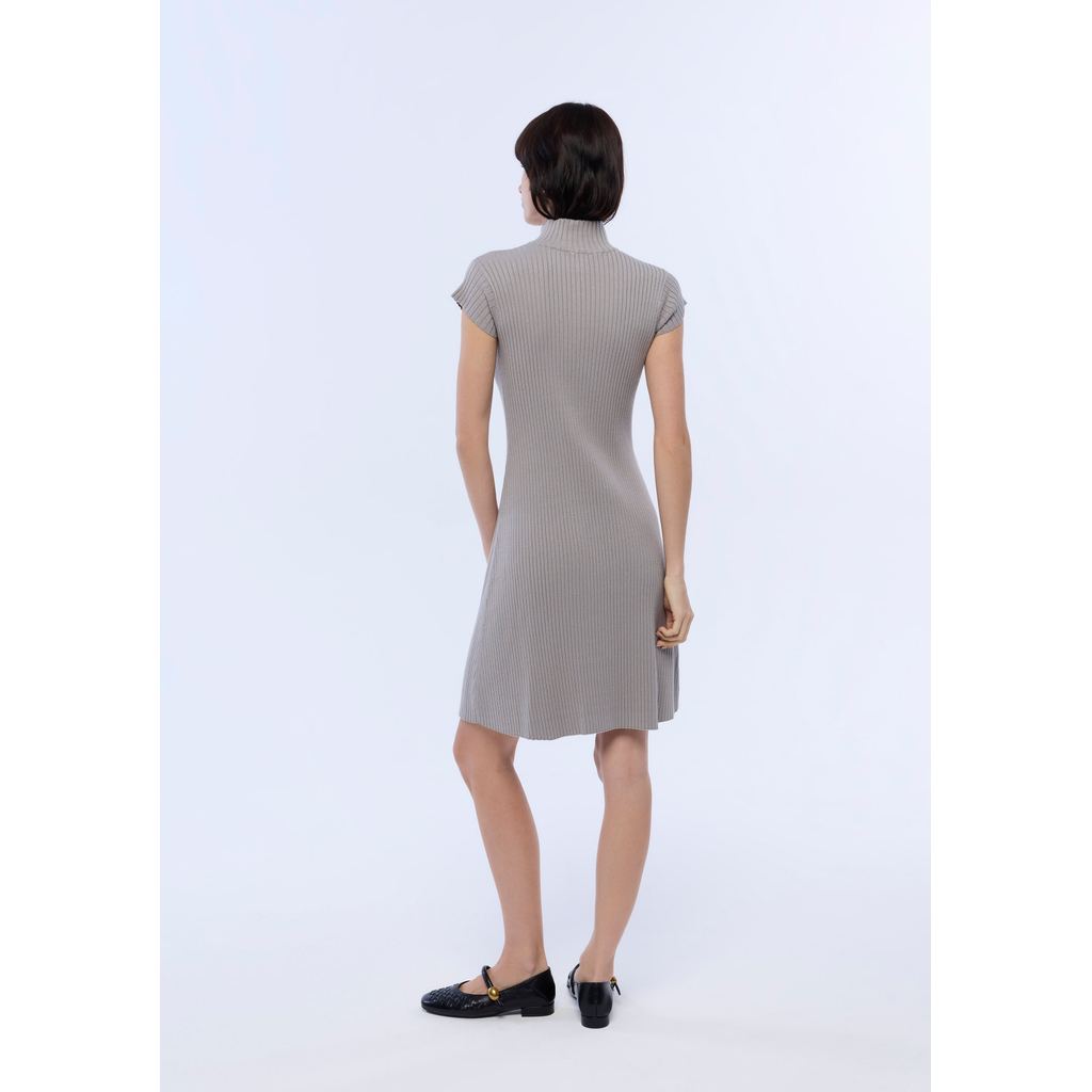 QUINN - Half-Zip Knitted Mini Dress ชุดเดรส (Q26FGWB031) — صورة 3