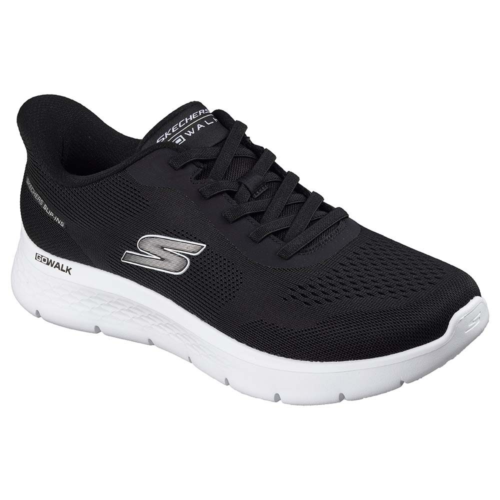 Skechers สเก็ตเชอร์ส รองเท้าผู้ชาย Men Slip-Ins GOwalk Flex Master Walking Shoes - 216924-BKW (latest) — صورة 4