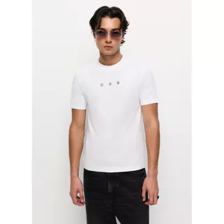 CPS เสื้อยืดคอกลมปั็มโลโก้นูน ผู้ชาย EMBOSSED LOGO REGULAR TEE รุ่น C26SGME021 (AW26#CO)