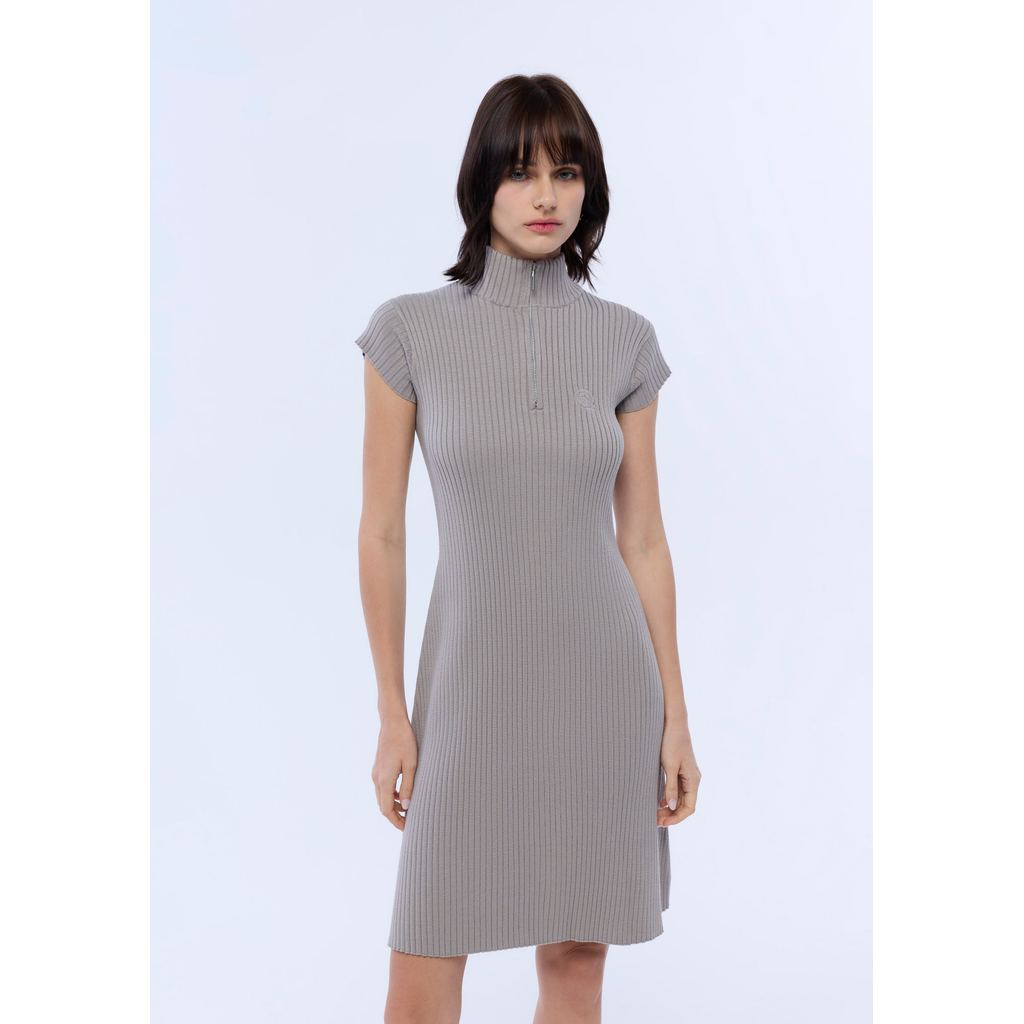QUINN - Half-Zip Knitted Mini Dress ชุดเดรส (Q26FGWB031) — صورة 4