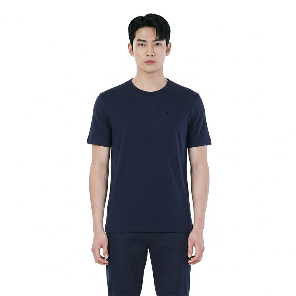 John Henry เสื้อยืดผู้ชาย ทรงเข้ารูป รุ่น JH S426MTSSM17 - สีกรมท่า