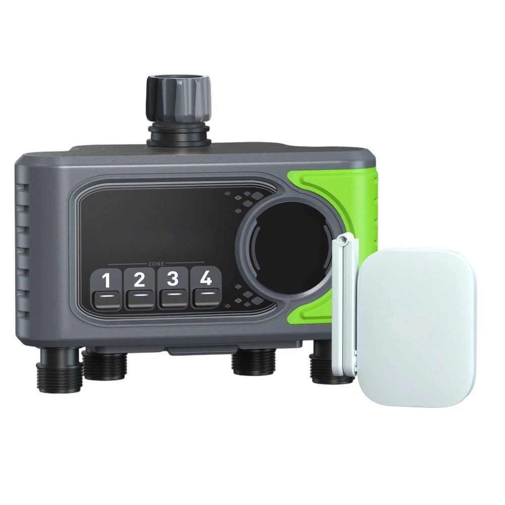 [THE ใหม่] 4-Zone WiFi Sprinkler Timer Outdoor for Smart Garden Hose Watering Timer App & Voice