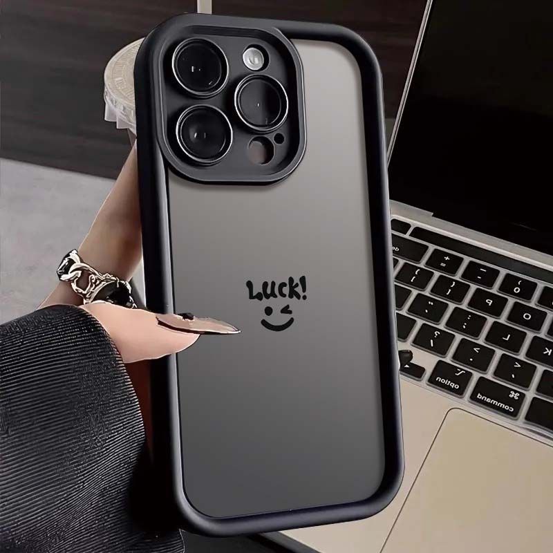 Luck Smile Case สําหรับ Realme Note 60 C65 C67 5 11 12 Proc75 4G C53 C51 C63 Jt ปลอกนุ่มกันกระแทก