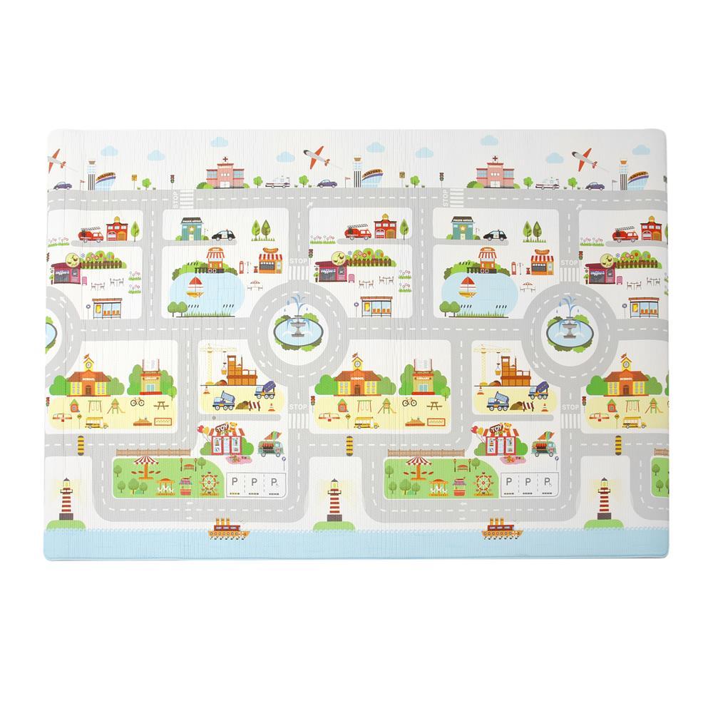 HOME LIVING STYLE แผ่นอเนกประสงค์ THE ROAD 130X190 ซม. สีเทา จัดส่งโดย HomePro