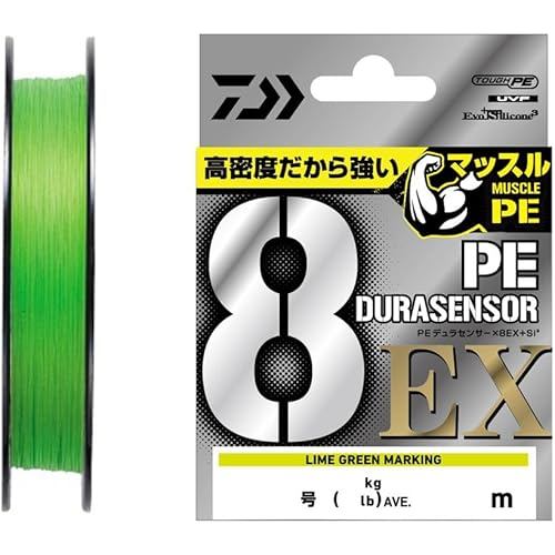 DAIWA PE Line UVF Durasensor X8EX Si3 150m 0.4 8.5lb Lime Green Marking