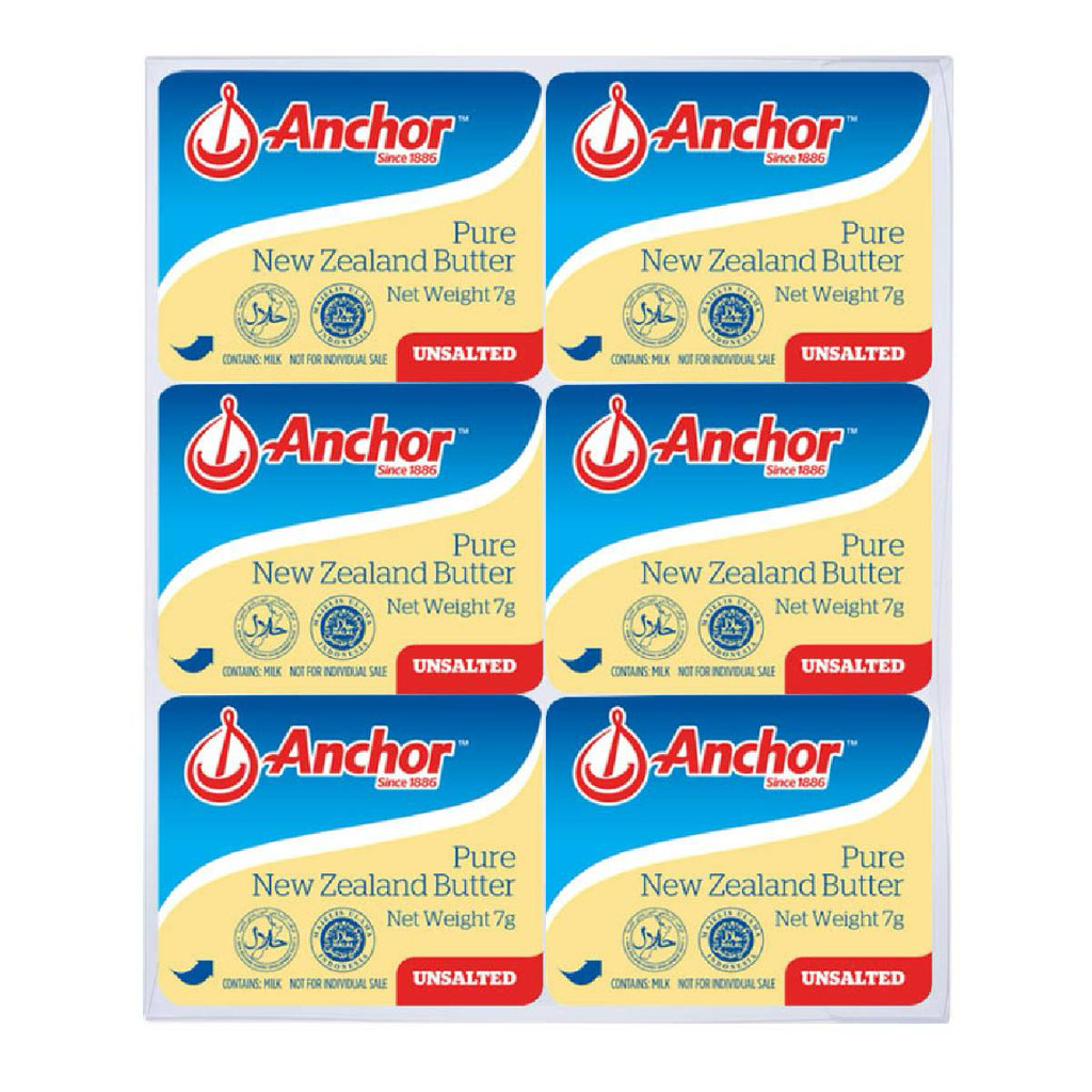 [0167957] Anchor Butter Unsalted 7G แองเคอร์ เนยชนิดจืด 7 กรัม