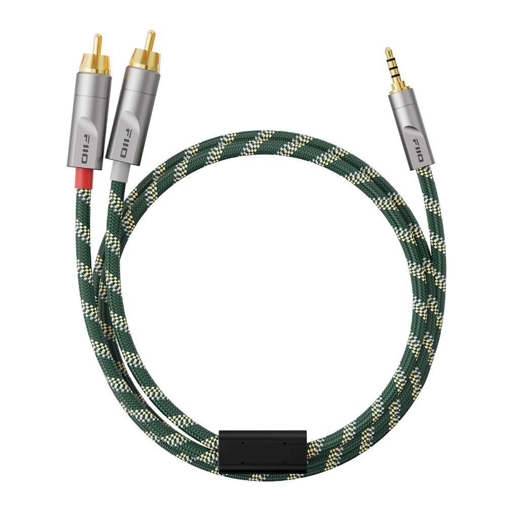 FiiO Link-RCA3 3.5mm to Dual RCA Analog Audio Cable (100cm)