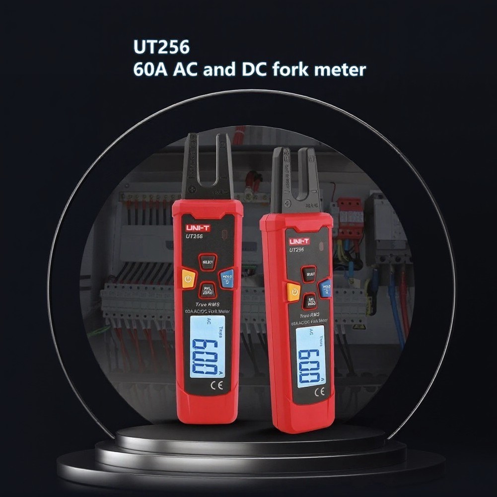 [ใหม่] 60A AC/DC แคลมป์มิเตอร์ UT256 True สําหรับ RMS Digital Ammeter NCV Test