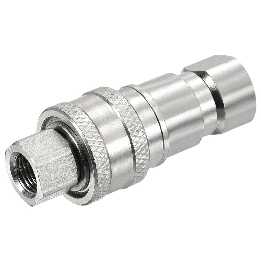 <SP-RAB>Hydraulic Quick Connect Coupler ชุดเหล็กคาร์บอน G1/8 ข้อต่อท่อหญิง