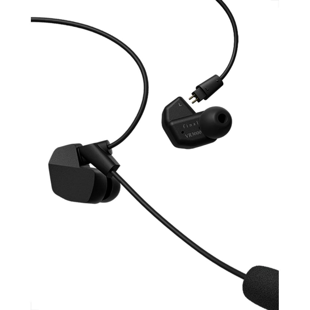 final VR3000 Condenser Mic for Gaming, Wired Gaming Earphones, Binaural 3D Surround Microphone Inclu
