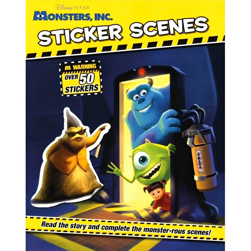 (BX) DISNEY MONSTERS INC STICKER SCENE