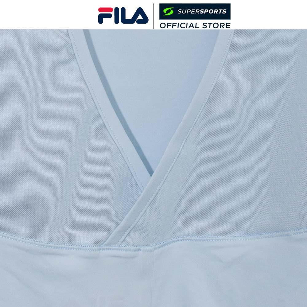 FILA فانيلة تمارين نسائية — أزرق — صورة 6