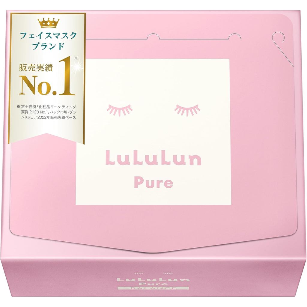 LULULUN Pure 36-Count Balance Moisture Face Mask 100% Authentic  Directly from Japan