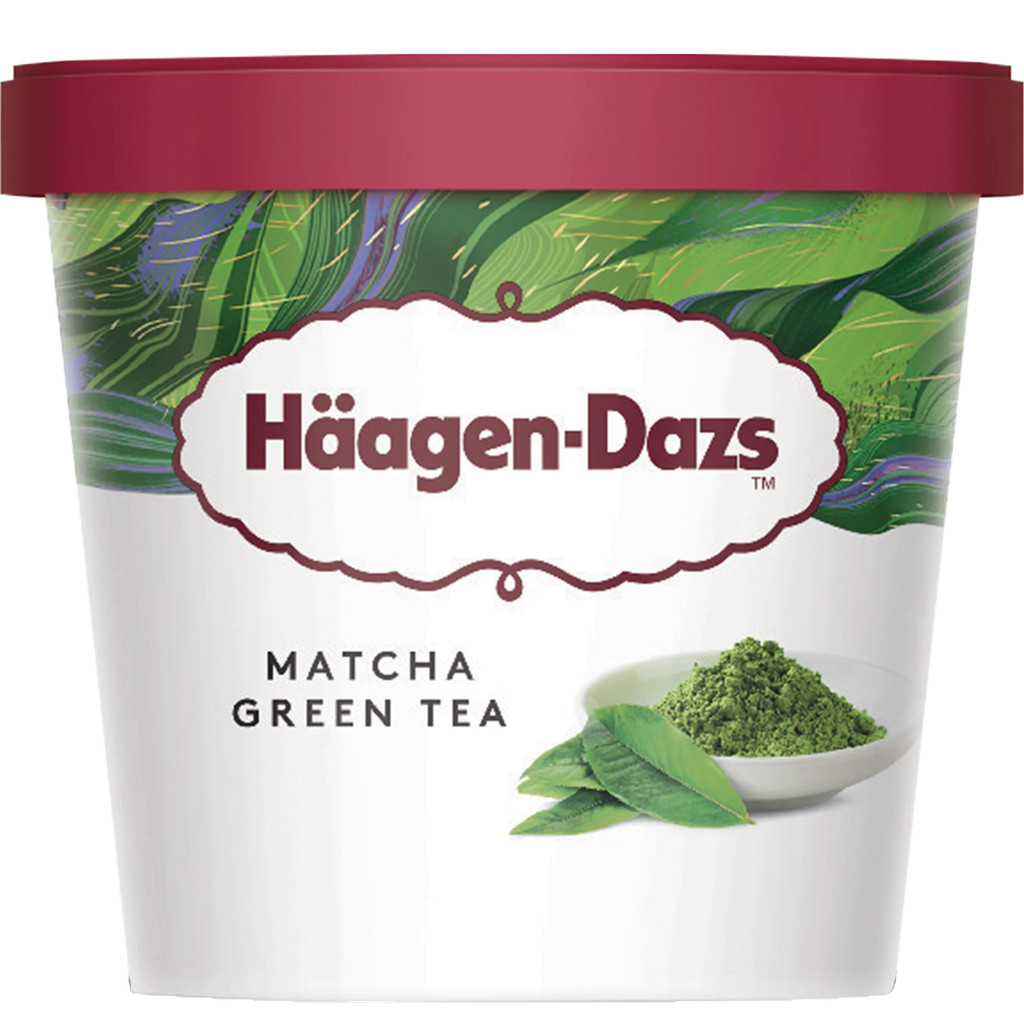 [3415584126188] Haagen-Dazs Green Tea 100 Ml. ฮาเก้น-ดาส รสชาเขียว (แพ็คสินค้าเก็บความเย็น)