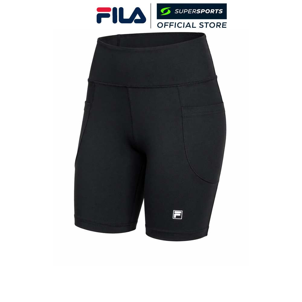 FILA Black กางเกงวิ่งขาสั้นผู้หญิง