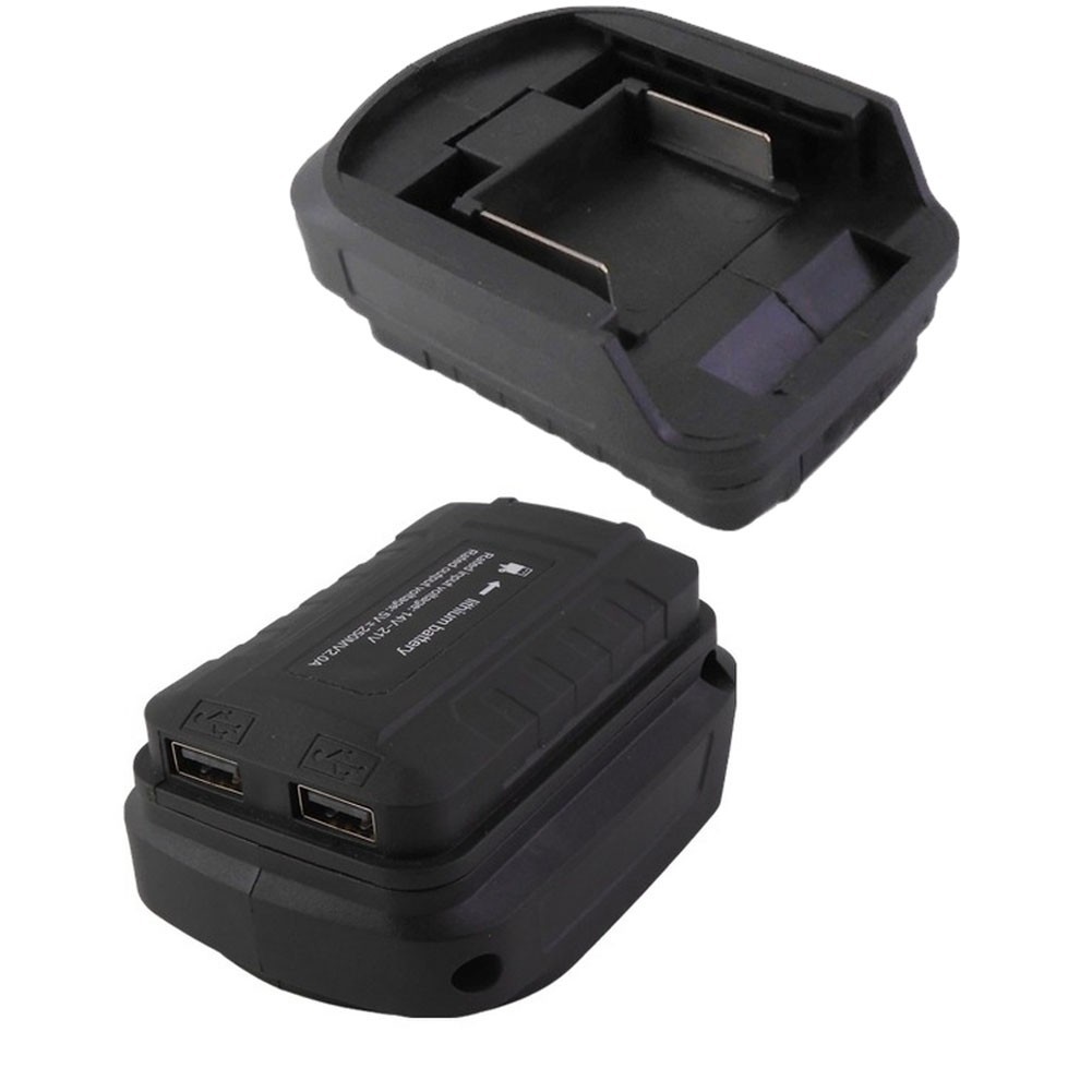 8ใหม่สําหรับอะแดปเตอร์แบตเตอรี่แปลง Dual USB Output สําหรับ BL1830 BL1815 Terminal Block