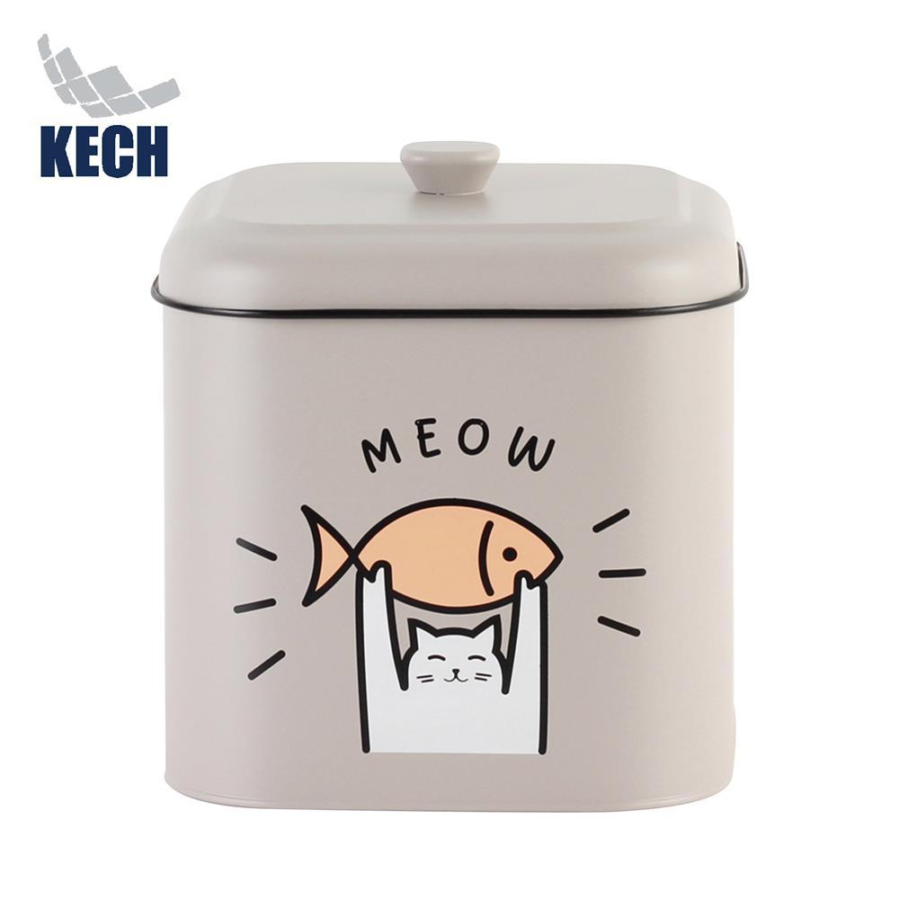 KECH ขวดโหลฝาดึง 6 ลิตร  PET FOOD MEOW จัดส่งโดย HomePro