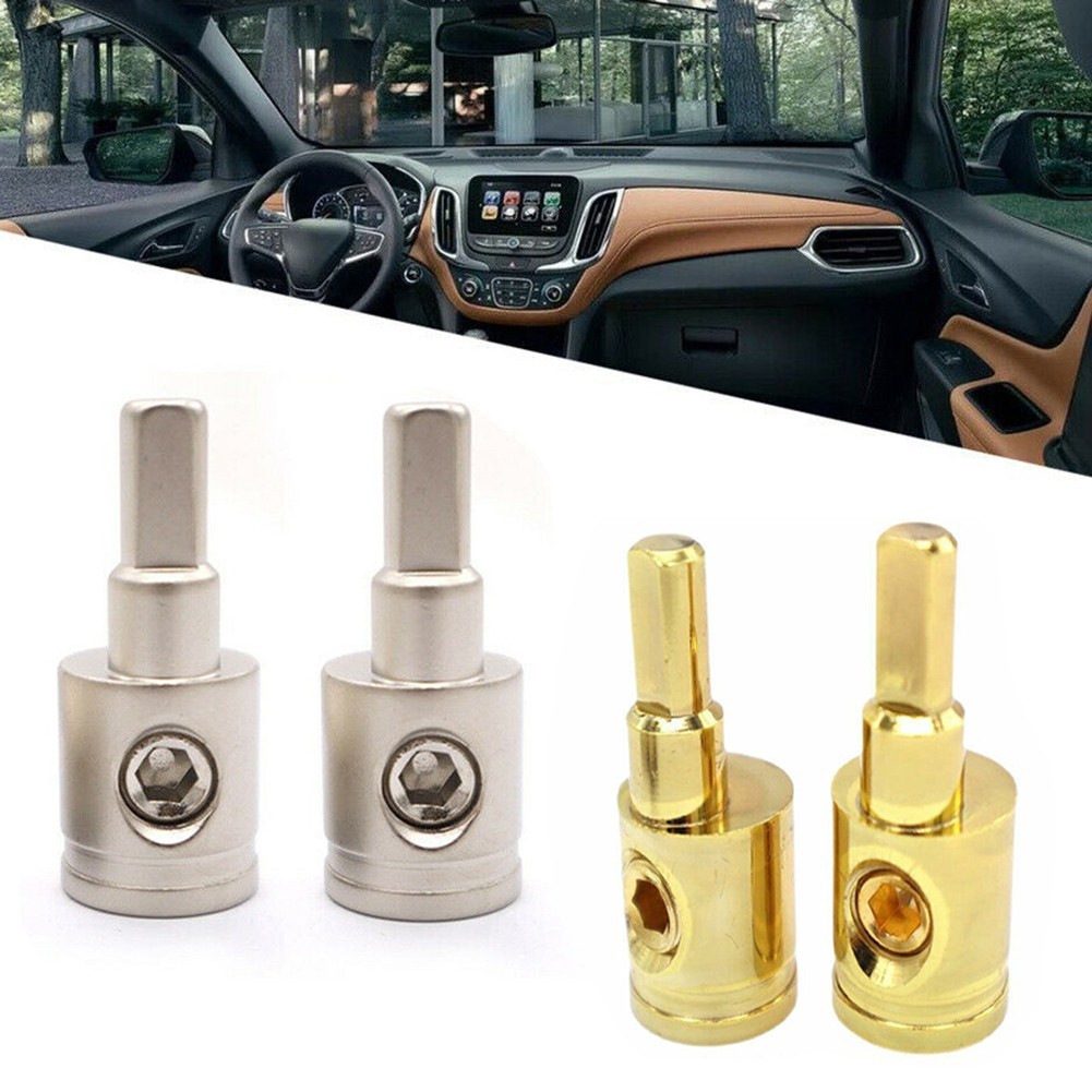 BNB43> เครื่องเสียงรถยนต์ 4G ถึง 8G Amp Input Terminal Power Wire Reducers ดัดแปลงหดเครื่องมือ