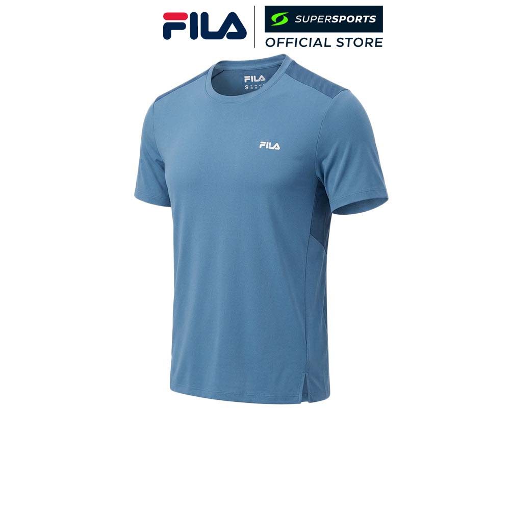FILA Blue เสื้อออกกำลังกายผู้ชาย สีฟ้า