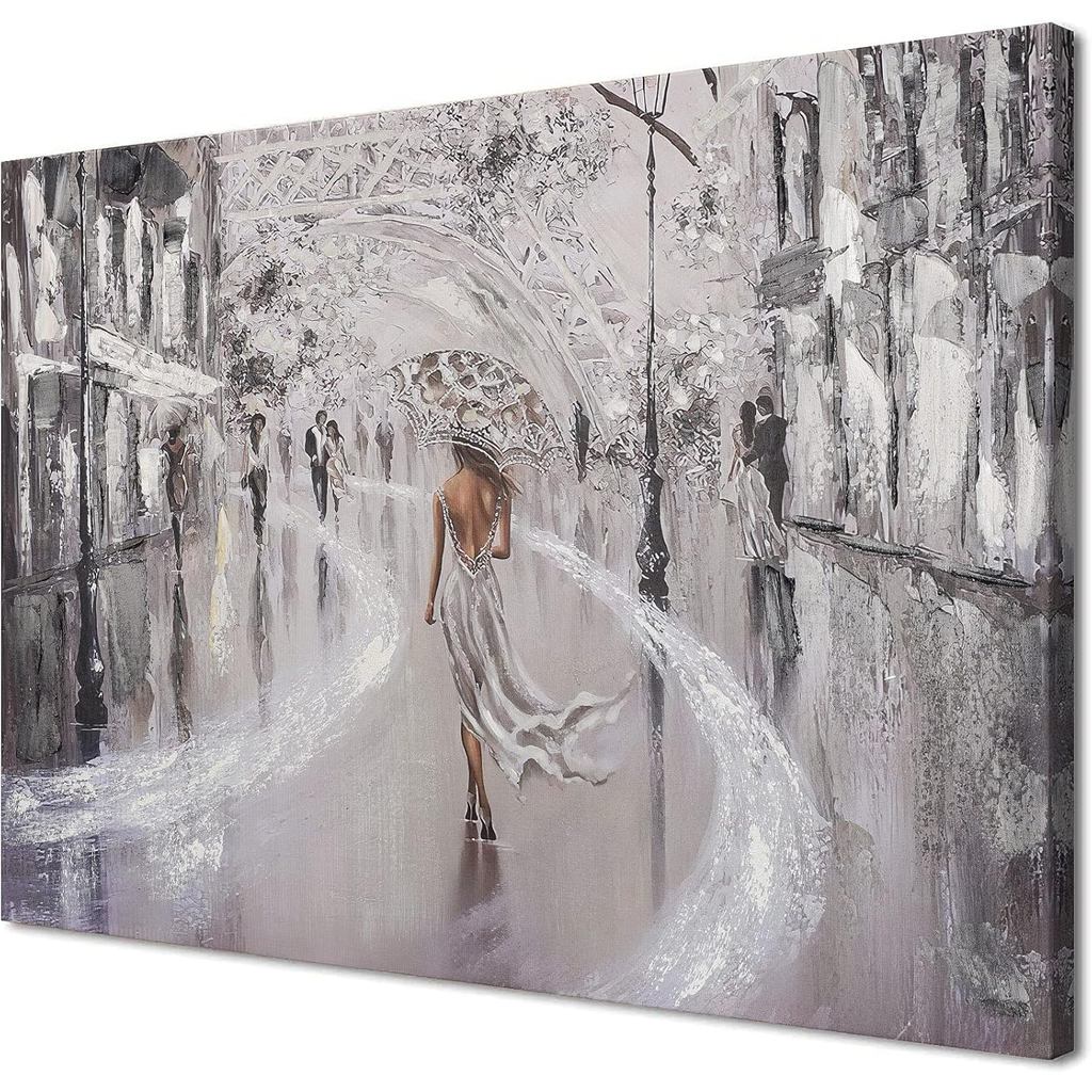 ผ้าใบ Wall Art ตกแต่งสําหรับห้องนั่งเล่นห้องนอน X บทคัดย่อ Wall Art โมเดิร์น Wall Art สําหรับห้องนั่