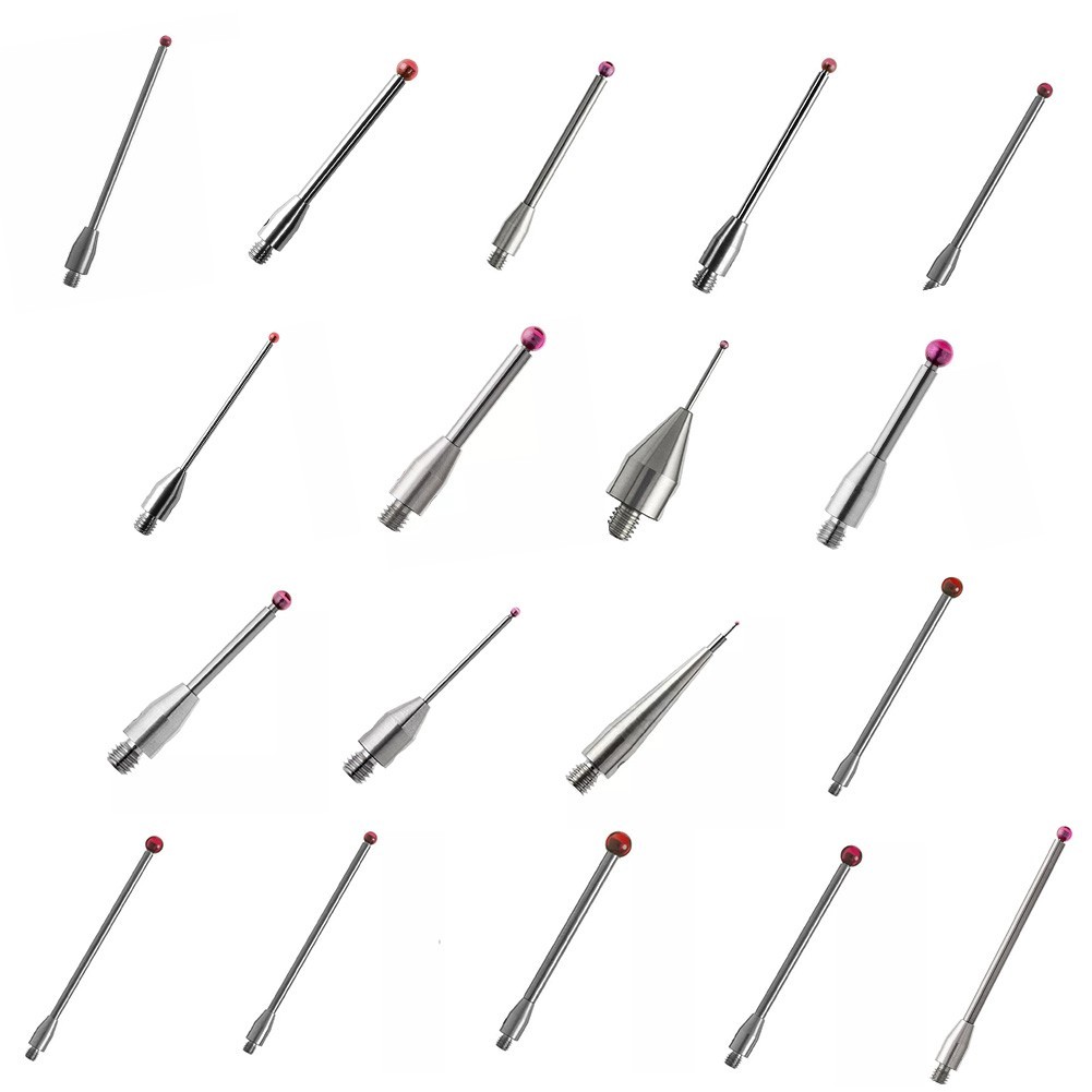 <SP-RAB>CMM Touch Probe สําหรับ M3 Thread Shank Ball Tip ก้านคาร์ไบด์ CMM Stylus