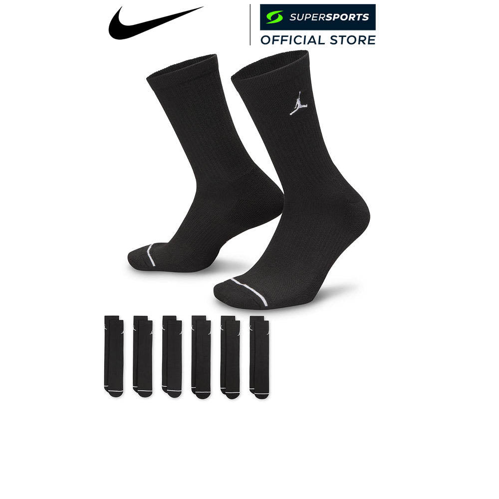 NIKE Jordan Everyday ถุงเท้าผู้ใหญ่ (แพ็ค 6 คู่)