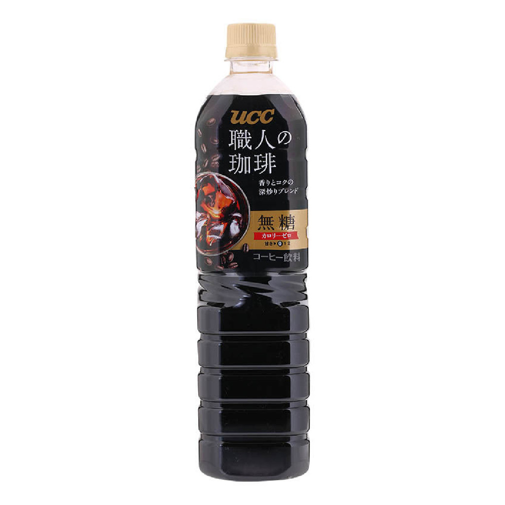 [4901201146596] Ucc Shokunin Non Sugar 900Ml. ยูซีซี โชคูนิน กาแฟสูตรไม่มีน้ำตาล 900 มล.