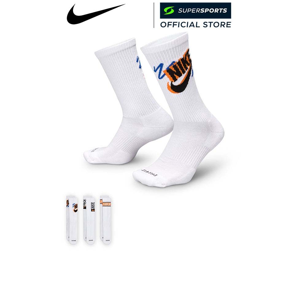 NIKE Everyday Plus ถุงเท้าผู้ใหญ่ (แพ็ค 3 คู่)