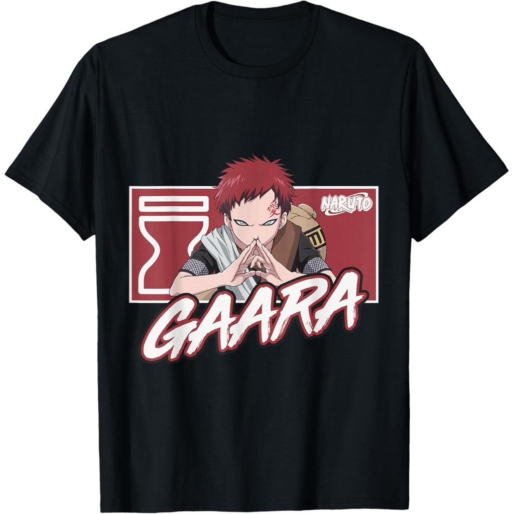 เสื้อยืดผ้าฝ้ายผู้ชาย Naruto Gaara T-Shirt