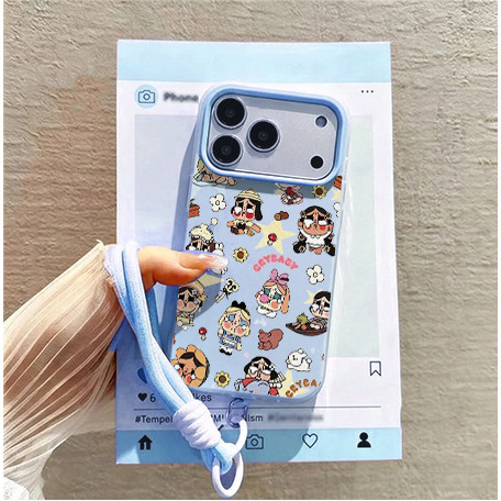 พร้อมสาย 2 In 1 การ์ตูน Anti-Scratch กรณี Hp Xiaomi Poco X8 Pro Max C81 Pro 15T Pro C85 F7 M7 Plus C
