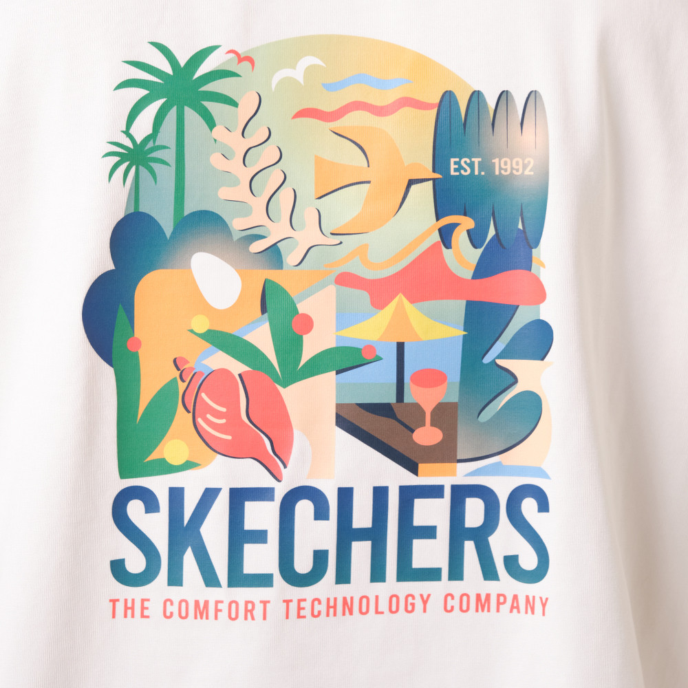 Skechers สเก็ตเชอร์ส เสื้อยืดแขนสั้นผู้ชาย Men Cali Breeze Iconic Short Sleeve Tee - SL326M278-00QF (latest) — صورة 6