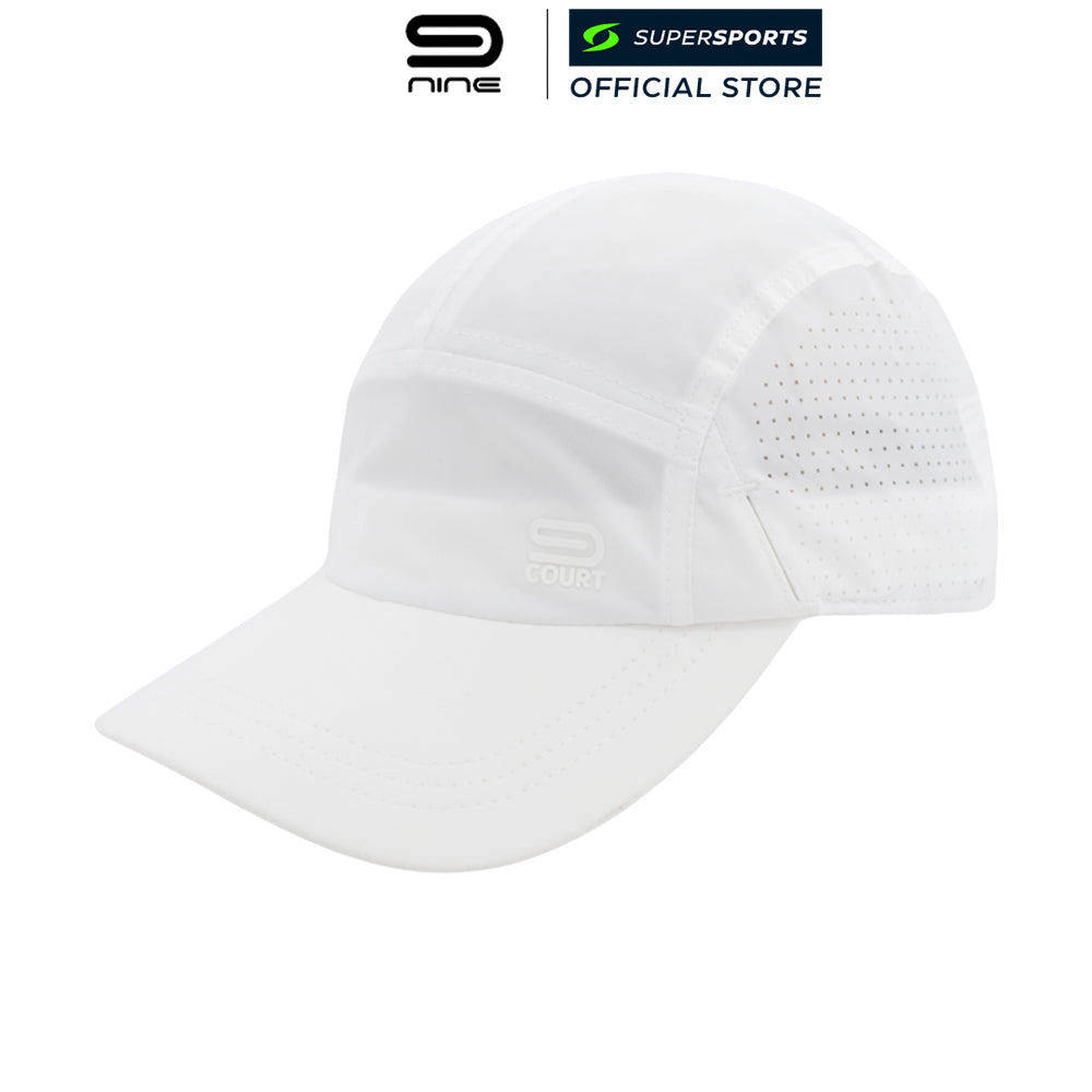 9NINE White หมวกแก๊ปเทนนิสผู้ใหญ่