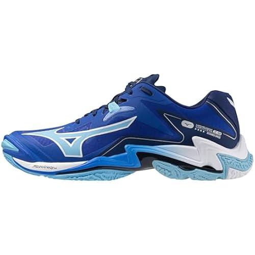 Mizuno volleyball shoes Wave Lightning Z8 indoor club activities wide lightweight blue white navy 28