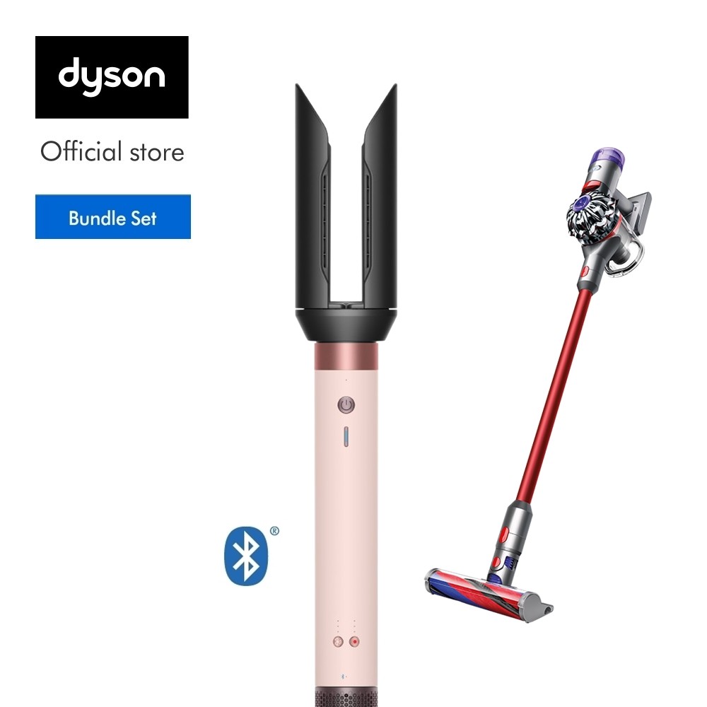 (Bundle set) Dyson Airwrap Co-anda2x multi-styler and dryer (Ceramic Pink) และ Dyson V8 Slim Fluffy 